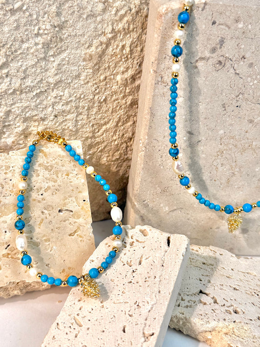 Lazurite beads Set